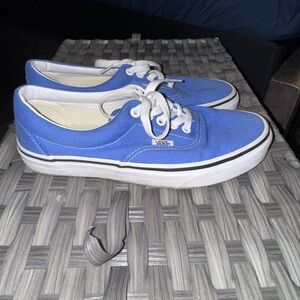 Vans Classic Blue and White Sneakers